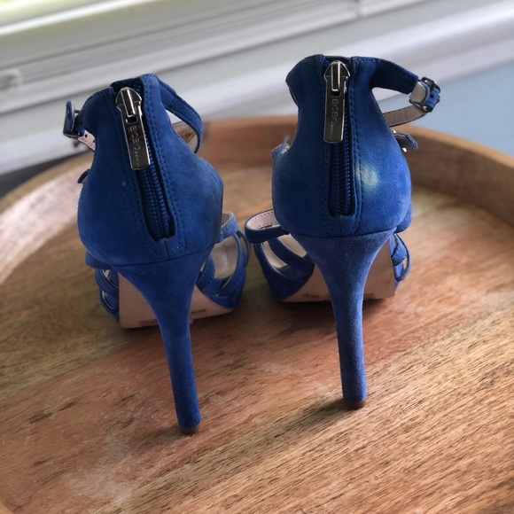 Never worn BCBG blue strap heels - Picture 3 of 5